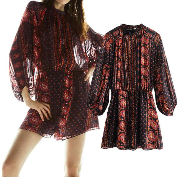 casual dresses fashion retro print pleated long sleeve ladies o-neck slim vestidos spring mini yy3y, Black;gray
casual dresses fashion retro print pleated long sleeve ladies o-neck slim vestidos spring mini yy3y, Black;gray