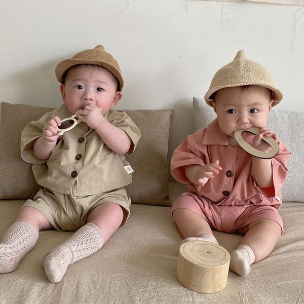 clothing sets loose infant baby boys girls short sleeve pure color t-shirt + shorts suit summer kids girl clothes, White
clothing sets loose infant baby boys girls short sleeve pure color t-shirt + shorts suit summer kids girl clothes, White
