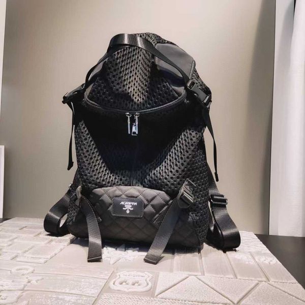 bags wallet backpack trend neutral 2021 mesh double pull head personalized fashion large capacity outdoor travel bag, Black;red
bags wallet backpack trend neutral 2021 mesh double pull head personalized fashion large capacity outdoor travel bag, Black;red