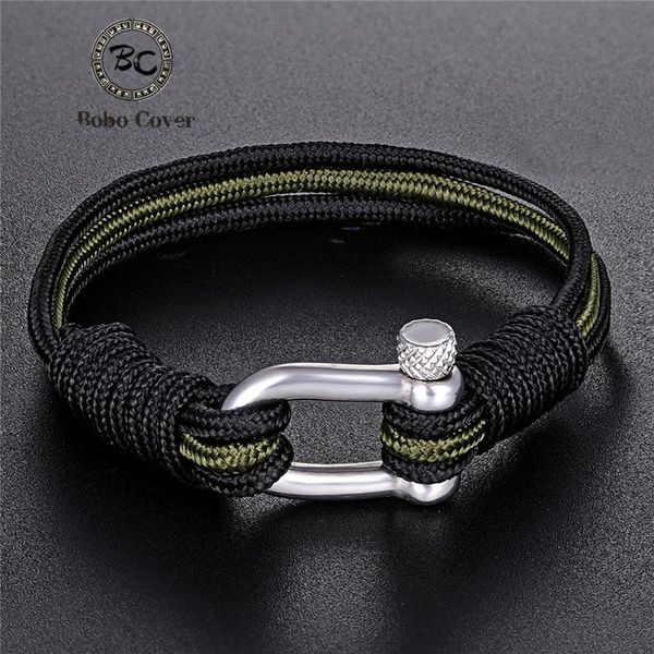 charm bracelets arrival national flag woven stainless steel multilayer rope bracelet anchor survival men women jewelry pulseras, Golden;silver
charm bracelets arrival national flag woven stainless steel multilayer rope bracelet anchor survival men women jewelry pulseras, Golden;silver