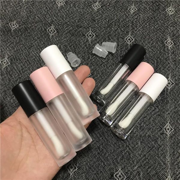 storage bottles & jars 5ml big brush lip gloss tubes with wand frosted tube pink black white transparent cosmetic lipgloss refillable b
storage bottles & jars 5ml big brush lip gloss tubes with wand frosted tube pink black white transparent cosmetic lipgloss refillable b
