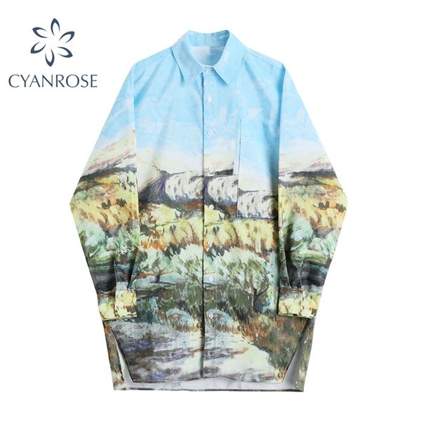 women's boyfriend beach blouses lantern long sleeve chic print cardigan shirts female oversized japanese streetwear tide bf 210430, White
women's boyfriend beach blouses lantern long sleeve chic print cardigan shirts female oversized japanese streetwear tide bf 210430, White