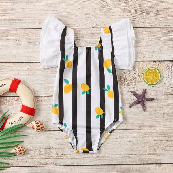 ruffle swimwear baby kids girls summer striped print one piece swimsuit pineapple cute baby girl swimwear maillot de bain fille, Black
ruffle swimwear baby kids girls summer striped print one piece swimsuit pineapple cute baby girl swimwear maillot de bain fille, Black