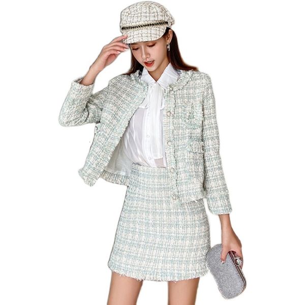 elegant ensemble tweed autumn girl fashion single breasted coat + mini one line suit skirt two pieces together q4dv, Black
elegant ensemble tweed autumn girl fashion single breasted coat + mini one line suit skirt two pieces together q4dv, Black