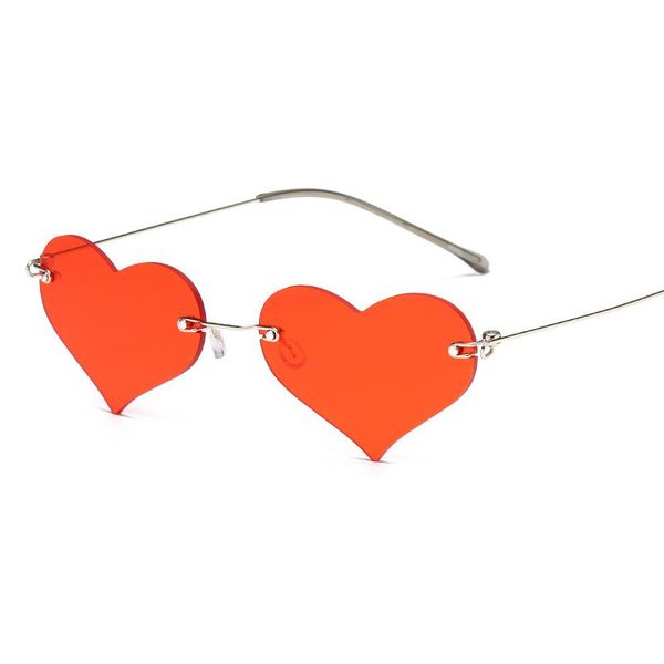 heart shaped sunglasses female trend frameless street women big frame brand designer fashion rimless sun glasse uv400, White;black
heart shaped sunglasses female trend frameless street women big frame brand designer fashion rimless sun glasse uv400, White;black
