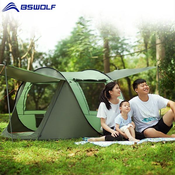 bswolf 3-4 people throw tent outdoor up waterproof camping hiking beach large family automatic tents and shelters
bswolf 3-4 people throw tent outdoor up waterproof camping hiking beach large family automatic tents and shelters