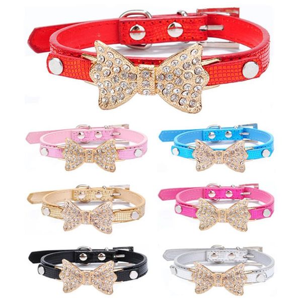 rhinestone cat collars small bling crystal bow pu leather pet collar kitten necklace harness leash accessories & leads
rhinestone cat collars small bling crystal bow pu leather pet collar kitten necklace harness leash accessories & leads