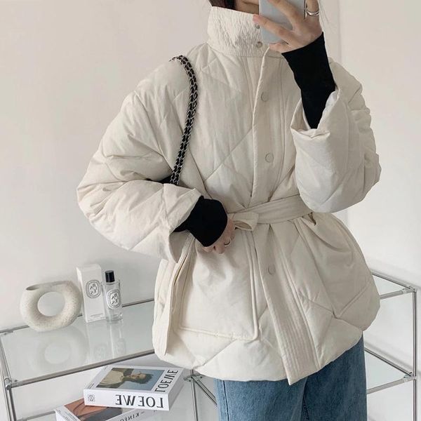 women's down & parkas cotton padded warm coat with sashes casual ladies winter jackets quilted pockets long sleeve fashion outwear fema, Black
women's down & parkas cotton padded warm coat with sashes casual ladies winter jackets quilted pockets long sleeve fashion outwear fema, Black