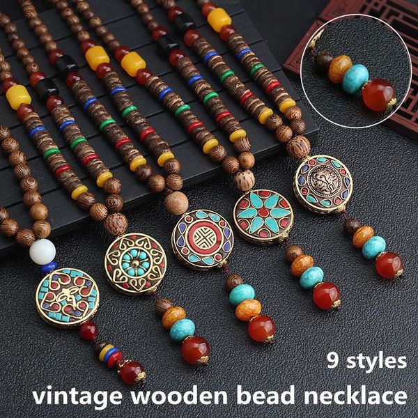 pendant necklaces 9 styles handmade vintage ethnic retro boho sweater chain decoration wooden jewelry long buddha buddhist bead, Silver
pendant necklaces 9 styles handmade vintage ethnic retro boho sweater chain decoration wooden jewelry long buddha buddhist bead, Silver