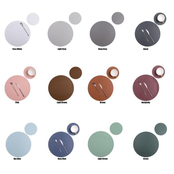 mats & pads 38cm round placemat desk table mat mouse bowl cup placemats dining decor faux leather heat insolation
mats & pads 38cm round placemat desk table mat mouse bowl cup placemats dining decor faux leather heat insolation