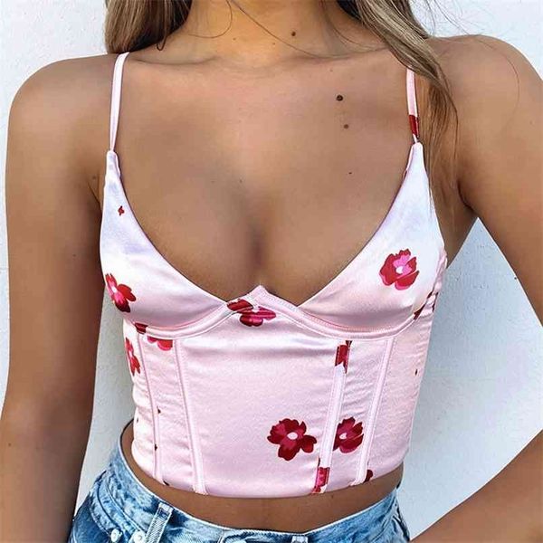 forefair staghetti v neck satin corset with straps summer floral print clothes blue sleeveless club women crop 210705, White
forefair staghetti v neck satin corset with straps summer floral print clothes blue sleeveless club women crop 210705, White