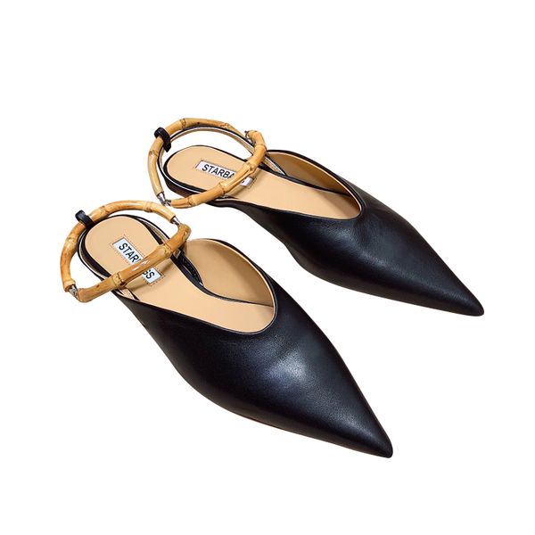 italian gujia jil 2022 summer fashionable muller shoes, women's sandals, ring design buckle, crystal sheepskin sole, comfortable, Black
italian gujia jil 2022 summer fashionable muller shoes, women's sandals, ring design buckle, crystal sheepskin sole, comfortable, Black