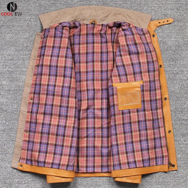 men's leather & faux 2021 yellow safari style genuine jacket men four pockets plus size 4xl real natural cowhide spring slim fit male c, Black
men's leather & faux 2021 yellow safari style genuine jacket men four pockets plus size 4xl real natural cowhide spring slim fit male c, Black