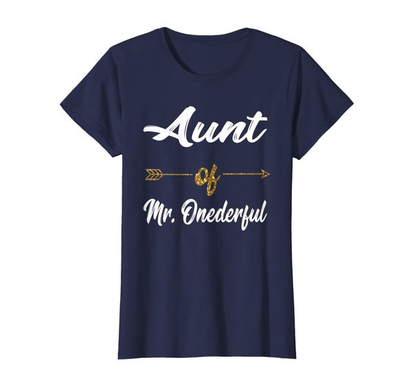 womens aunt of mr. onederful shirt funny first birthday nephew t-shirt, White;black
womens aunt of mr. onederful shirt funny first birthday nephew t-shirt, White;black