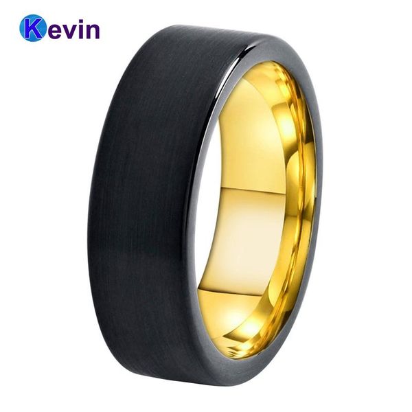 wedding rings mens band black gold tungsten carbide ring flat and brushed finish width 8mm, Slivery;golden
wedding rings mens band black gold tungsten carbide ring flat and brushed finish width 8mm, Slivery;golden