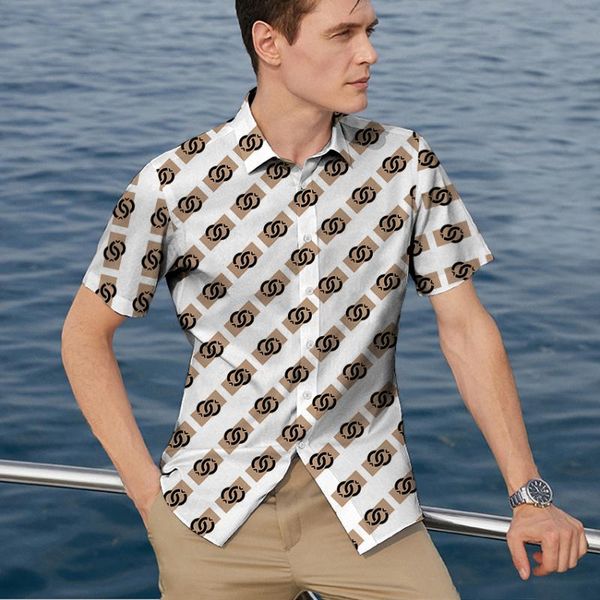 men's casual shirts letter print beach shirt button lapel 2021 summer all-match short-sleeved fashion streetwear, White;black
men's casual shirts letter print beach shirt button lapel 2021 summer all-match short-sleeved fashion streetwear, White;black