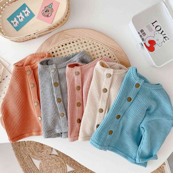 baby girls boys cardigan spring autumn candy colours waffle knit bottoming shirt thin long sleeve coat cotton baby jacket g1026, Blue
baby girls boys cardigan spring autumn candy colours waffle knit bottoming shirt thin long sleeve coat cotton baby jacket g1026, Blue