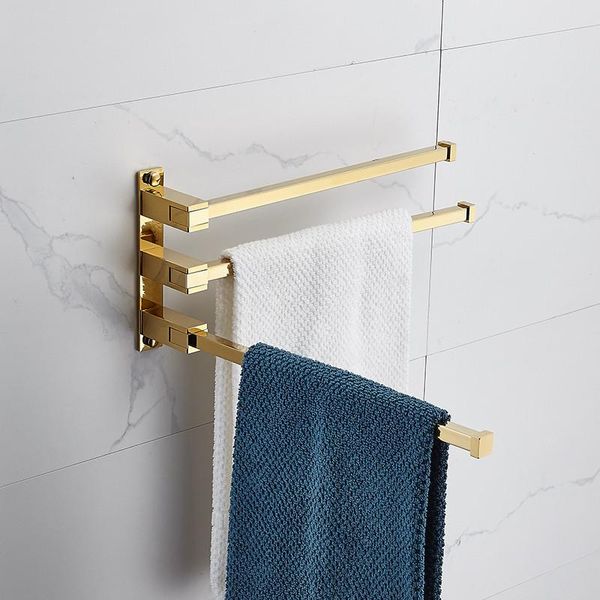 towel racks soild brass folding movable bath bars bathroom hanger holder wall mounted nail punched 3 layers rotatable gold 330cm
towel racks soild brass folding movable bath bars bathroom hanger holder wall mounted nail punched 3 layers rotatable gold 330cm