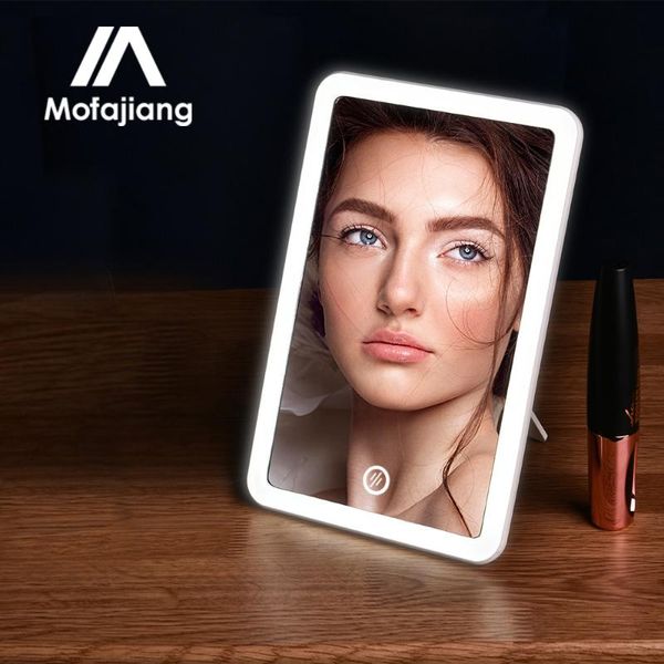 compact mirrors led makeup mirror touch screen vanity lights 180 degree rotation table countercosmetics bathroom
compact mirrors led makeup mirror touch screen vanity lights 180 degree rotation table countercosmetics bathroom