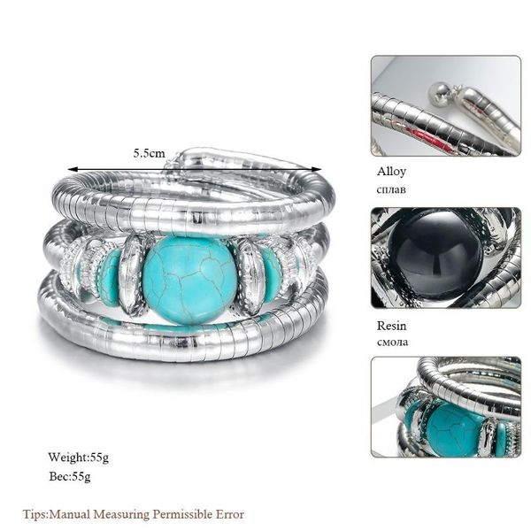 bangle punk cuff vintage silver color green stone charm bracelets for women bijoux bangles men fashion jewelry 2021 gift, Black
bangle punk cuff vintage silver color green stone charm bracelets for women bijoux bangles men fashion jewelry 2021 gift, Black