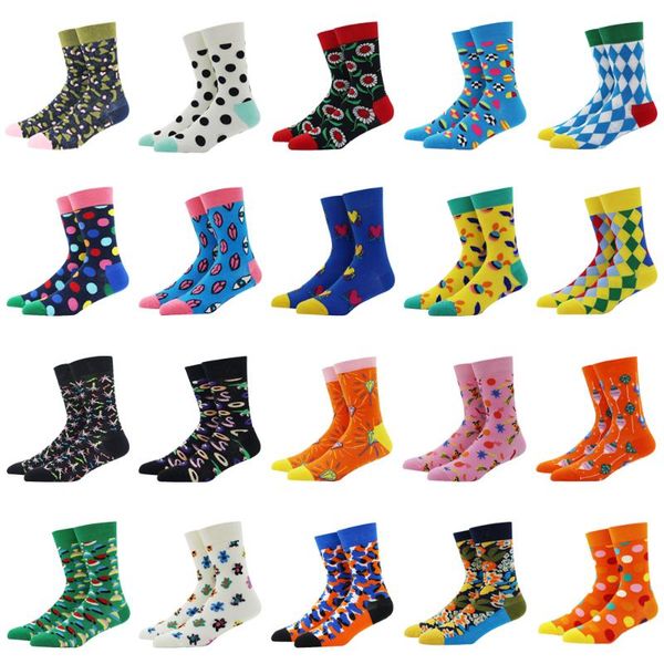 men's socks 5 pairs happy fine paragraph diamond dots pattern argyle dimensional tube geometric funny large size combed cotton, Black
men's socks 5 pairs happy fine paragraph diamond dots pattern argyle dimensional tube geometric funny large size combed cotton, Black