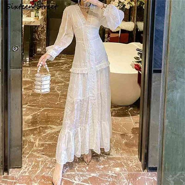 white solid vintage dresses woman v-neck single-breasted party vestido long sleeve elegant female spring 210603, Black;gray
white solid vintage dresses woman v-neck single-breasted party vestido long sleeve elegant female spring 210603, Black;gray