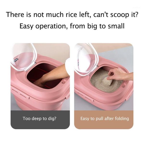 storage bottles & jars foldable insect proof sealed food barrel pet cat dog grain container multifunctional moisture kitchen rice bucket
storage bottles & jars foldable insect proof sealed food barrel pet cat dog grain container multifunctional moisture kitchen rice bucket