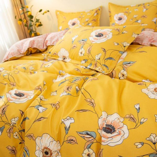 happy life quality bedding double sanded quilt cover sheet pillowcase four-piece set sets
happy life quality bedding double sanded quilt cover sheet pillowcase four-piece set sets