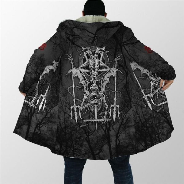 men's wool & blends winter men for women skull satanic coat cloak 3d printed fleece wind breaker warm hood, Black
men's wool & blends winter men for women skull satanic coat cloak 3d printed fleece wind breaker warm hood, Black