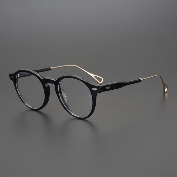 fashion sunglasses frames classic retro round reading glasses frame men women optical myopia prescription eyeglasses acetate br, Black
fashion sunglasses frames classic retro round reading glasses frame men women optical myopia prescription eyeglasses acetate br, Black
