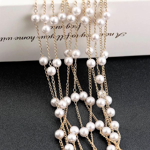 pearl beads craft chain link chain with pearl beads for diy jewelry making accessories jewelry
pearl beads craft chain link chain with pearl beads for diy jewelry making accessories jewelry