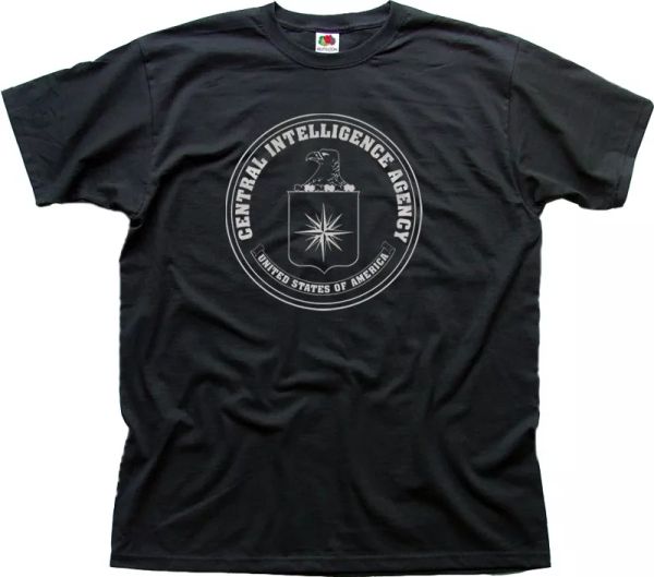 cia central intelligence agency usa navy black zinc cotton t-shirt 0263, White;black
cia central intelligence agency usa navy black zinc cotton t-shirt 0263, White;black