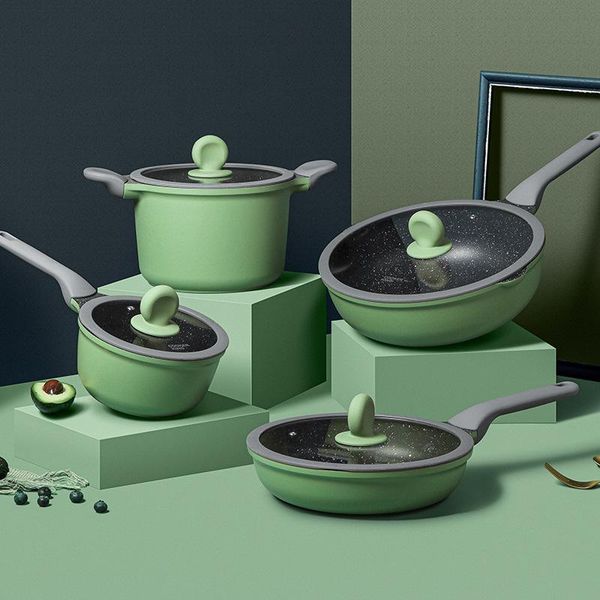 maifanshi non stick pot smokeless wok frying pan gas induction cooker general purpose kitchen cookware pots and pans set
maifanshi non stick pot smokeless wok frying pan gas induction cooker general purpose kitchen cookware pots and pans set