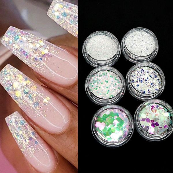 boxes/set sparkly chunky nail glitter sequins mermaid hexagon ab chameleon flakes slices diy nails art decorations manicure, Silver;gold
boxes/set sparkly chunky nail glitter sequins mermaid hexagon ab chameleon flakes slices diy nails art decorations manicure, Silver;gold