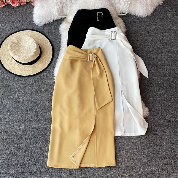 skirts women's skirt solid rhinestone decoration high waist midi pencil 2021 summer korean fashion office lady work wear, Black
skirts women's skirt solid rhinestone decoration high waist midi pencil 2021 summer korean fashion office lady work wear, Black