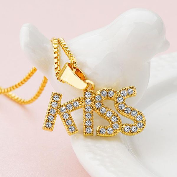 pendant necklaces kaplan center kiss letters women men gold color initial hip-hop style rope chain english letter jewelry, Silver
pendant necklaces kaplan center kiss letters women men gold color initial hip-hop style rope chain english letter jewelry, Silver