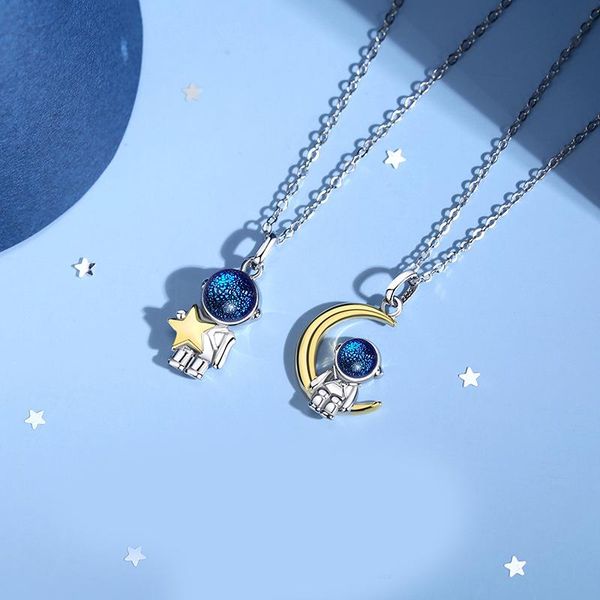 pendant necklaces sterling silver astronaut necklace milky way space charming jewelry gifts for women and men j55
pendant necklaces sterling silver astronaut necklace milky way space charming jewelry gifts for women and men j55