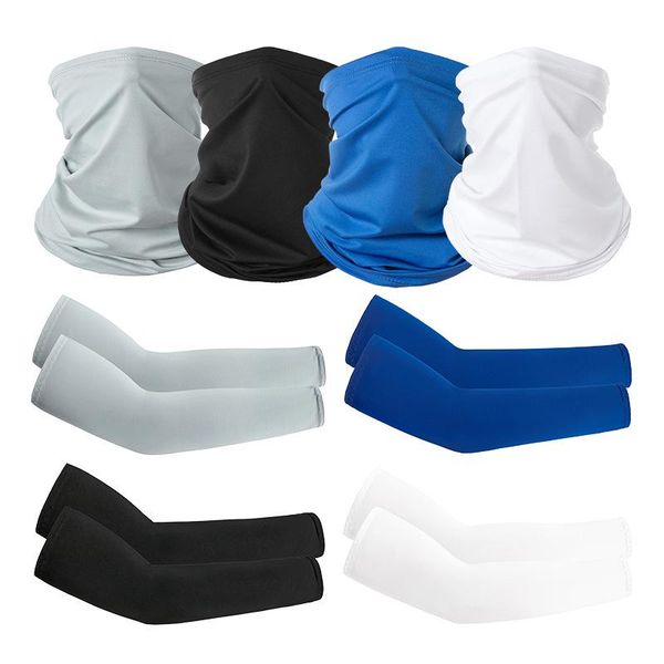 summer men's and women's ice silk scarf + sleeves sunscreen combo set outdoor riding variety magic towel face mask cycling caps &, Black
summer men's and women's ice silk scarf + sleeves sunscreen combo set outdoor riding variety magic towel face mask cycling caps &, Black