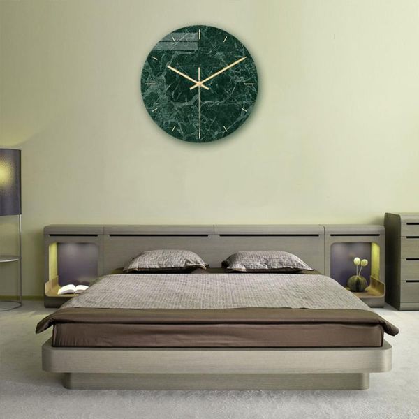 1pc hanging clock green round glass marble printing acrylic wall without battery for living room clocks
1pc hanging clock green round glass marble printing acrylic wall without battery for living room clocks