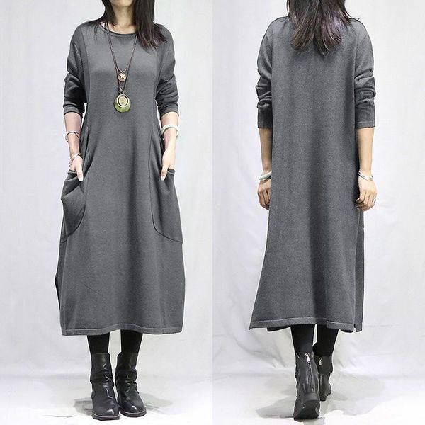 casual dresses 2022 women's baggy sundress kaftan hoodies dress long sleeve mid-claf vestidos female solid robe oversized, Black;gray
casual dresses 2022 women's baggy sundress kaftan hoodies dress long sleeve mid-claf vestidos female solid robe oversized, Black;gray