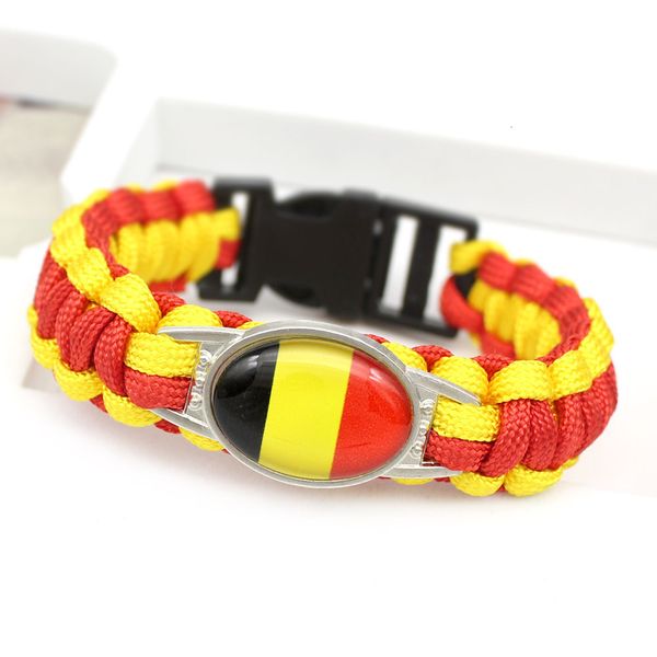 souvenir belgium world cup flag bracelet umbrella rope braided outdoor lifesaving
souvenir belgium world cup flag bracelet umbrella rope braided outdoor lifesaving
