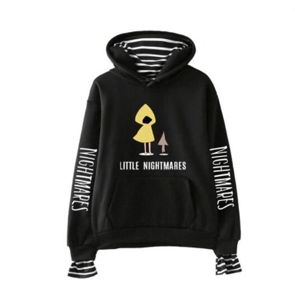 men's hoodies & sweatshirts game little nightmares women men fake two piece hooded sweatshirt harajuku streetwear hip hop pullover clot, Black
men's hoodies & sweatshirts game little nightmares women men fake two piece hooded sweatshirt harajuku streetwear hip hop pullover clot, Black