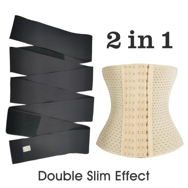 women's shapers 2 in 1 combination of waist trainer thin lose weight sweat belt women slim body shaper suit, Black;white
women's shapers 2 in 1 combination of waist trainer thin lose weight sweat belt women slim body shaper suit, Black;white