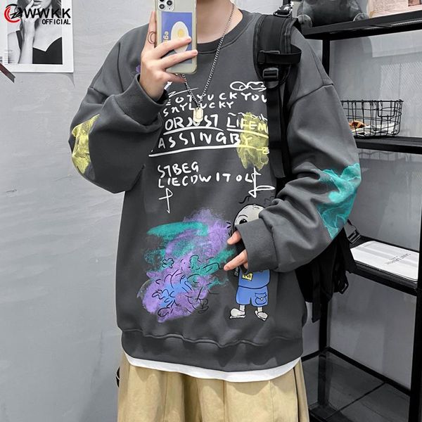 men's japanese style anime graffiti sweatshirts casual oversize woman fashion thin hoodies couple clothing &, Black
men's japanese style anime graffiti sweatshirts casual oversize woman fashion thin hoodies couple clothing &, Black