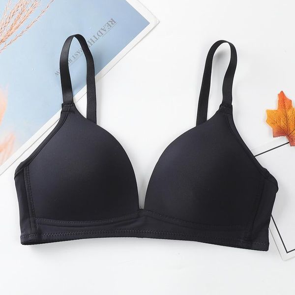bras korean solid color seamless women's bra shockproof beauty back sports gathered tube thin underwear ladies students 2021, Red;black
bras korean solid color seamless women's bra shockproof beauty back sports gathered tube thin underwear ladies students 2021, Red;black