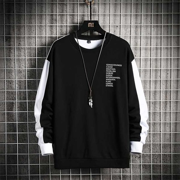 arrival spring autumn crewneck sweatshirt hip hop colorblock side stripe o-neck shirt fashion clothing men skateboard 211014, Black
arrival spring autumn crewneck sweatshirt hip hop colorblock side stripe o-neck shirt fashion clothing men skateboard 211014, Black
