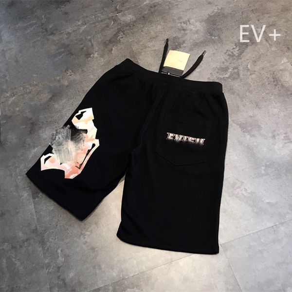 21 summer fashion ev buddha head letter three dimensional embroidery leisure straight shorts for men and women, White;black
21 summer fashion ev buddha head letter three dimensional embroidery leisure straight shorts for men and women, White;black