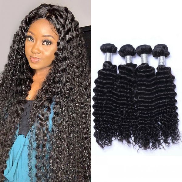 indian deep wave human hair bundles 8-26 inch 3 / 4 pieces natural color curly virgin weave wefts for women, Black
indian deep wave human hair bundles 8-26 inch 3 / 4 pieces natural color curly virgin weave wefts for women, Black