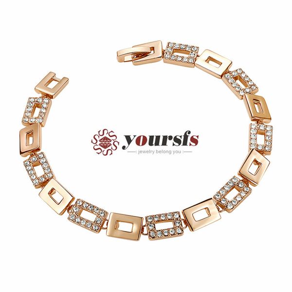 yoursfs 6pcs/set crystal bracelet 18k gold plated women fashion chain anniversary gift, Black
yoursfs 6pcs/set crystal bracelet 18k gold plated women fashion chain anniversary gift, Black