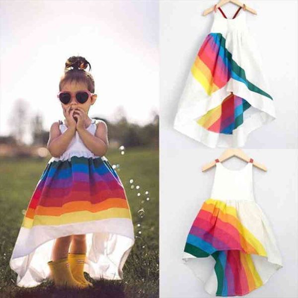 girls princess rainbow printed girl dresses sling childrens kids clothes fashion summer toddler party, Red;yellow
girls princess rainbow printed girl dresses sling childrens kids clothes fashion summer toddler party, Red;yellow